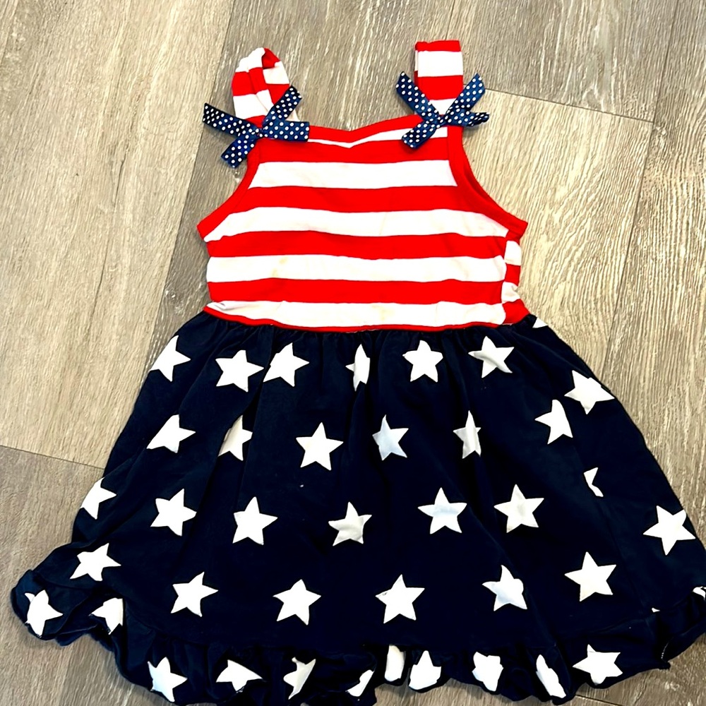 Girls patriotic dress size 5T